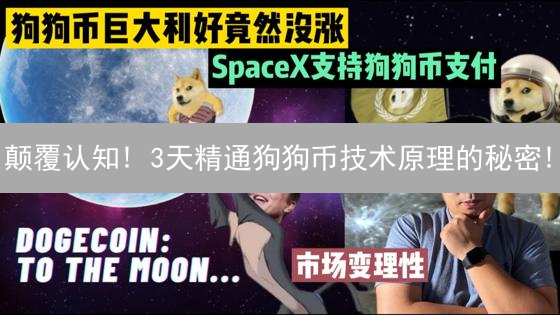 颠覆认知! 3天精通狗狗币技术原理的秘密!