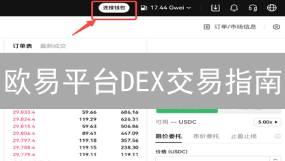 欧易平台DEX交易指南：Web3钱包参与去中心化交易详解